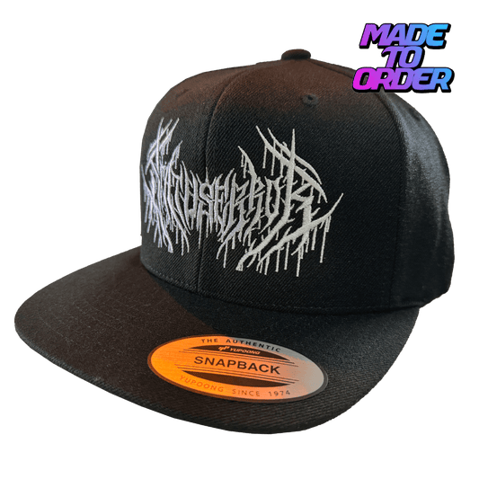 Status Error Death Metal Logo Snapback Black (MTO)