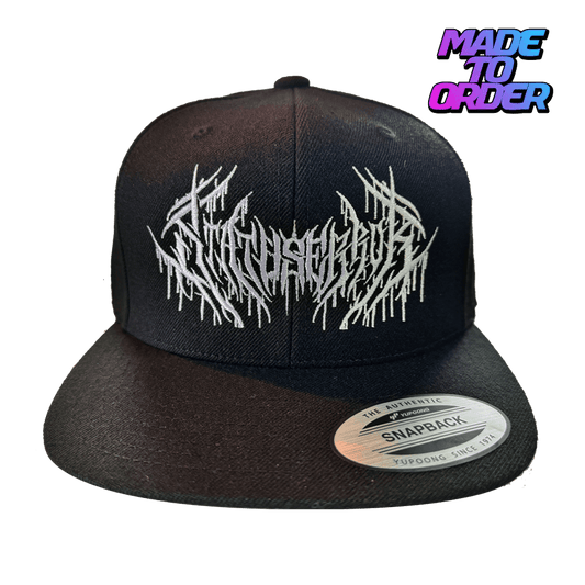 Status Error Death Metal Logo Snapback Black (MTO)