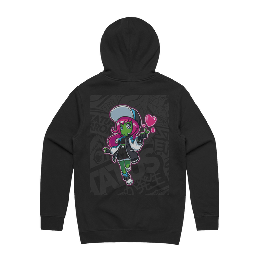 Premium Black Hooded Sweater