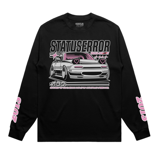 Status Error Pop Love Long Sleeve T-Shirt (Black Edition)