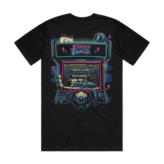 Arcade Fighter T-Shirt With JDM Car Culture