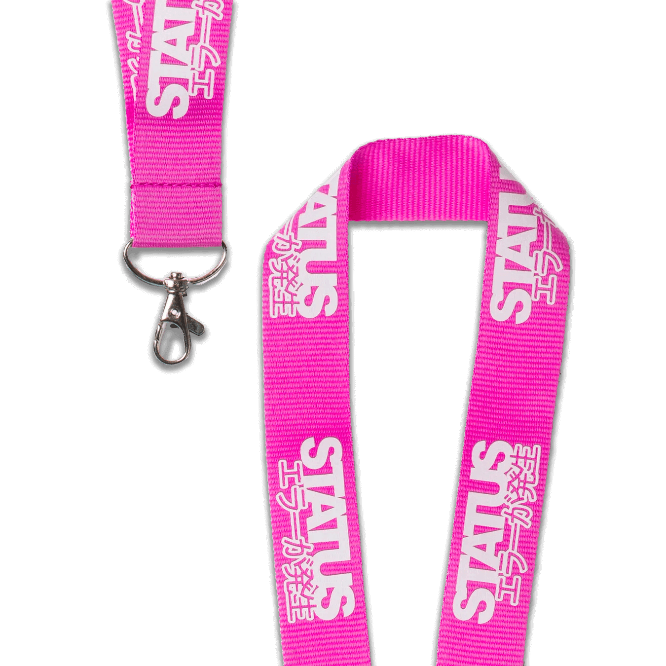 Status Error Baby Pink Lanyard