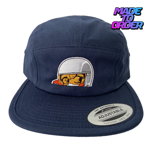 Status Error Five Panel Adjustable Cap Navy Peeker (MTO)