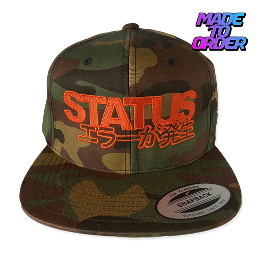 Status Error Classic Logo Snapback Camo (MTO)