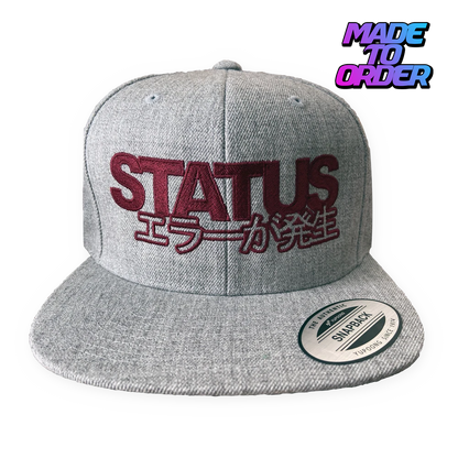 Status Error Classic Logo Snapback Grey (MTO)