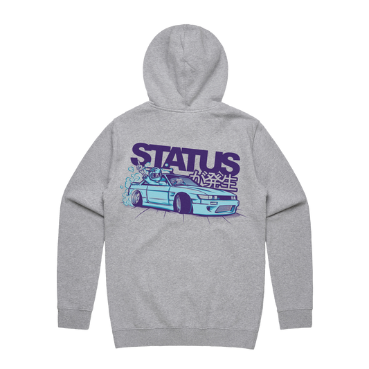 Status Error Skeleton Drifter Hooded Sweater