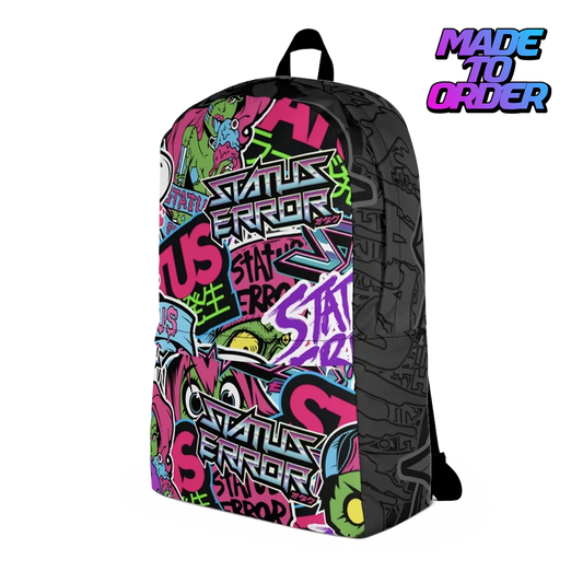 Status Error Sticker Bomb Backpack (MTO)