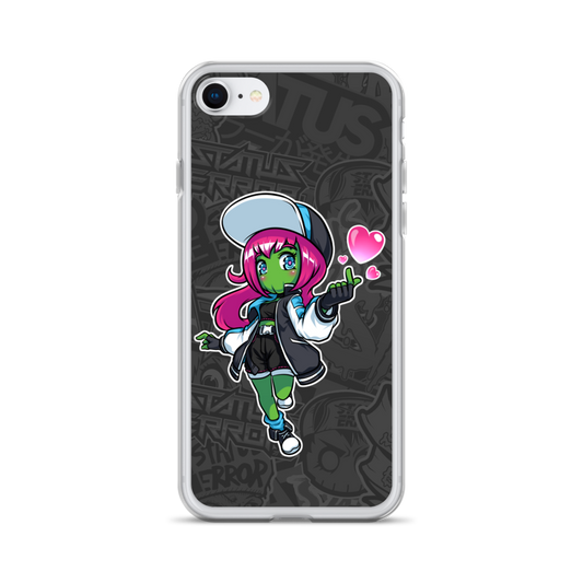 Status Error Lady Skull iPhone Case (MTO)