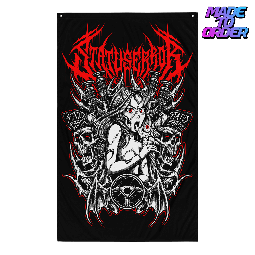 Status Error I Scream Queen Flag (MTO)