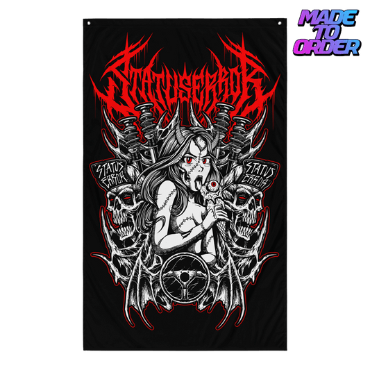 Status Error I Scream Queen Flag (MTO)
