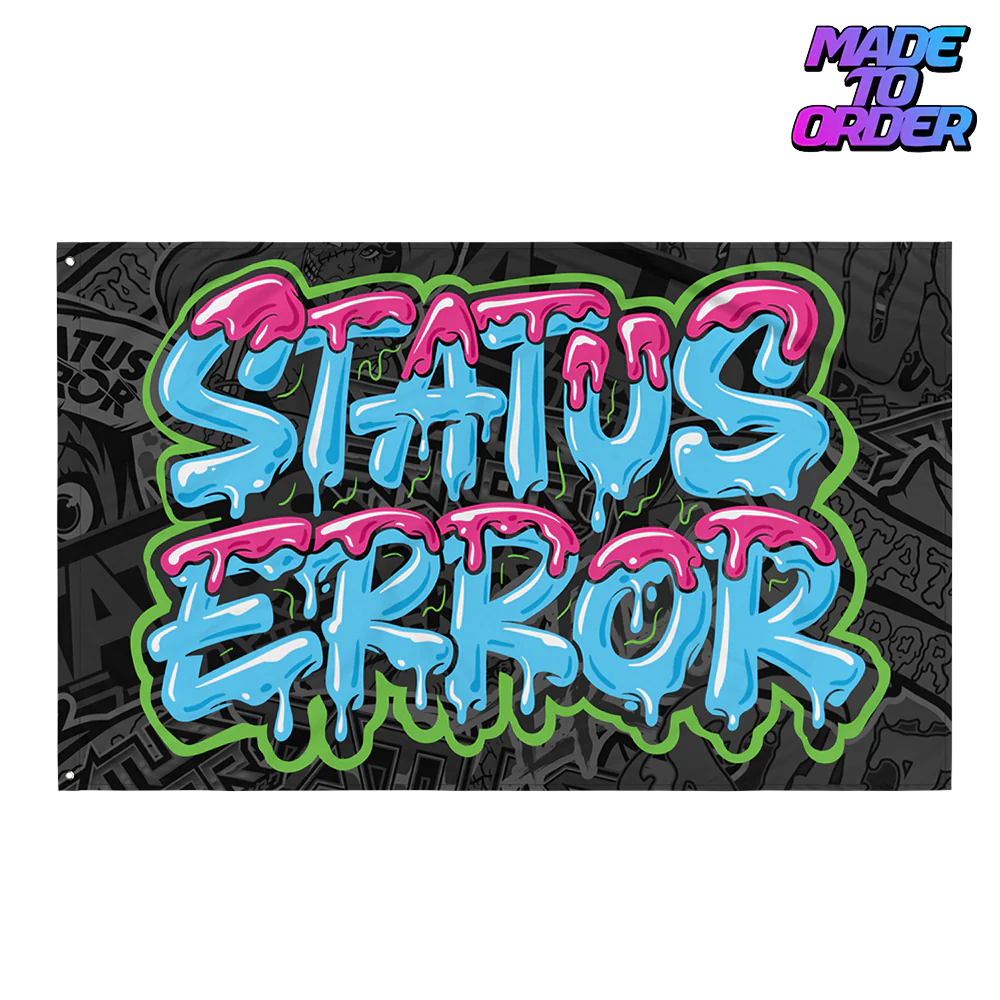 Status Error Slime Logo Workshop Flag (MTO)