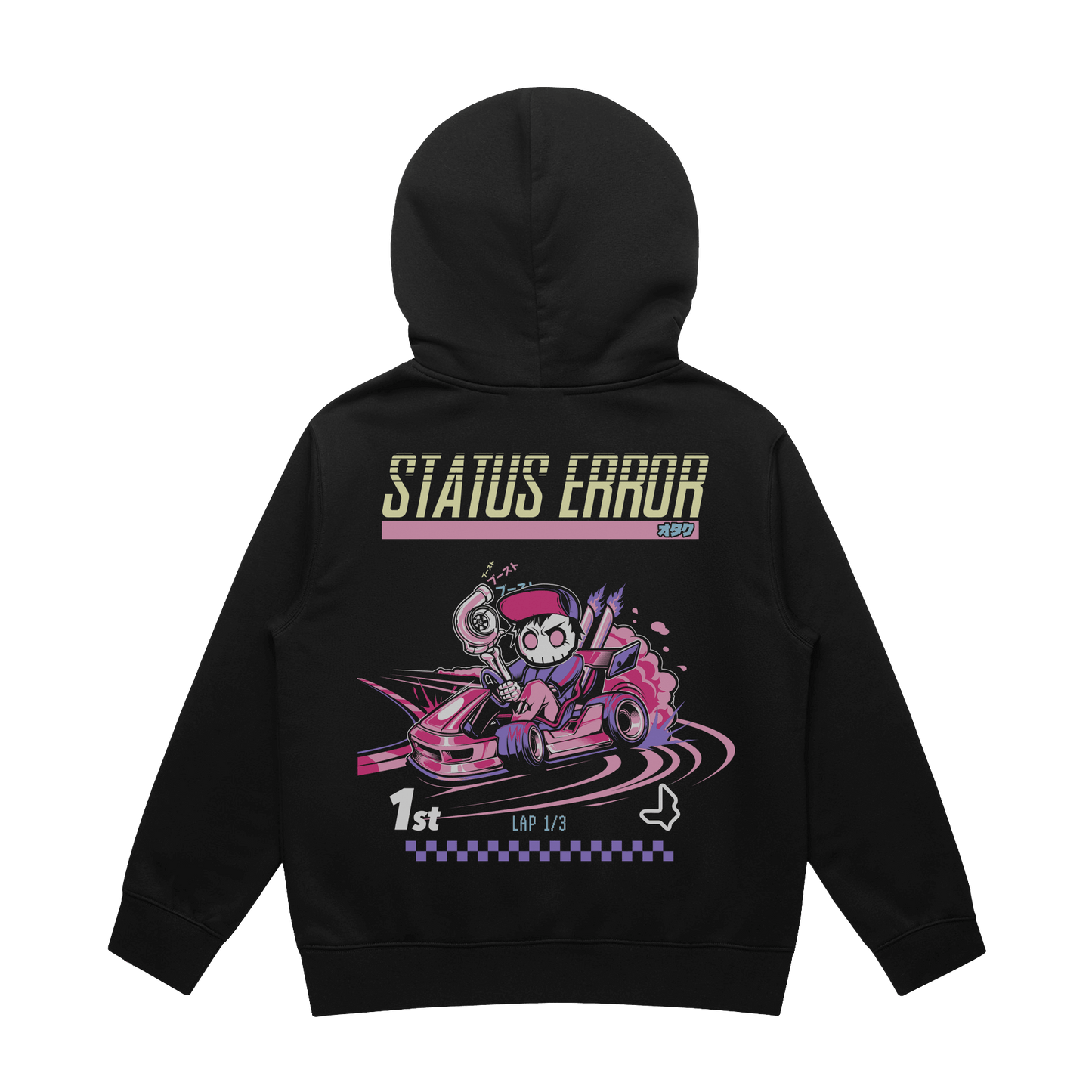 Status Error Super Drift Kart Hooded Sweater (Kids)