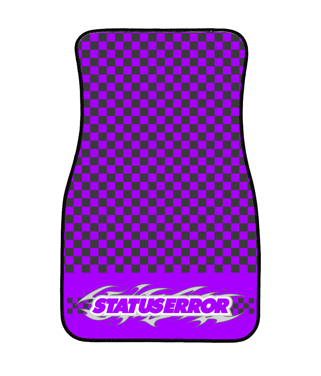 Tribal Logo Purple Universal Floor Mats (MTO)