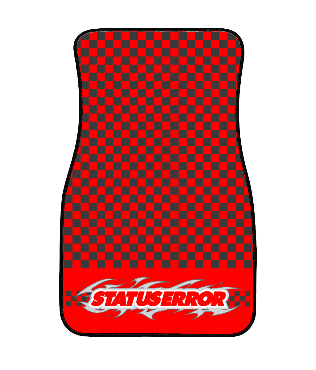 Tribal Logo Red Universal Floor Mats (MTO)