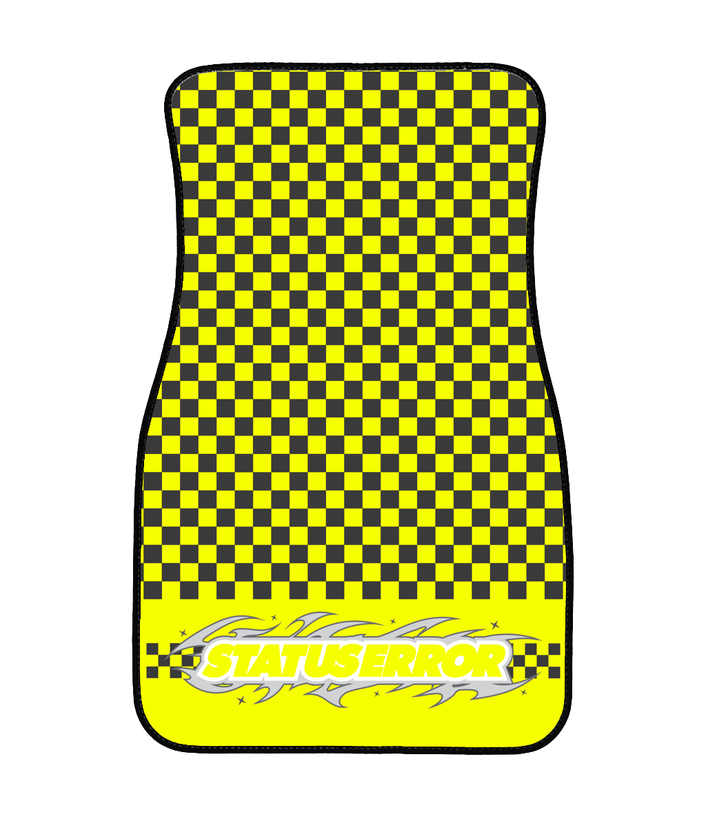 Tribal Logo Yellow Universal Floor Mats (MTO)