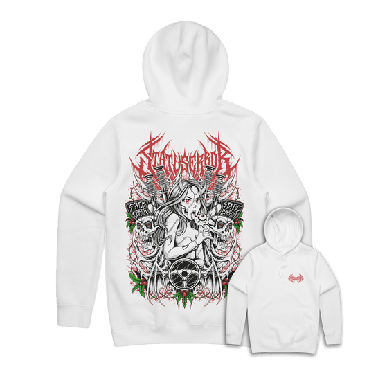 Status Error Christmas Queen Hooded Sweater (Snow)