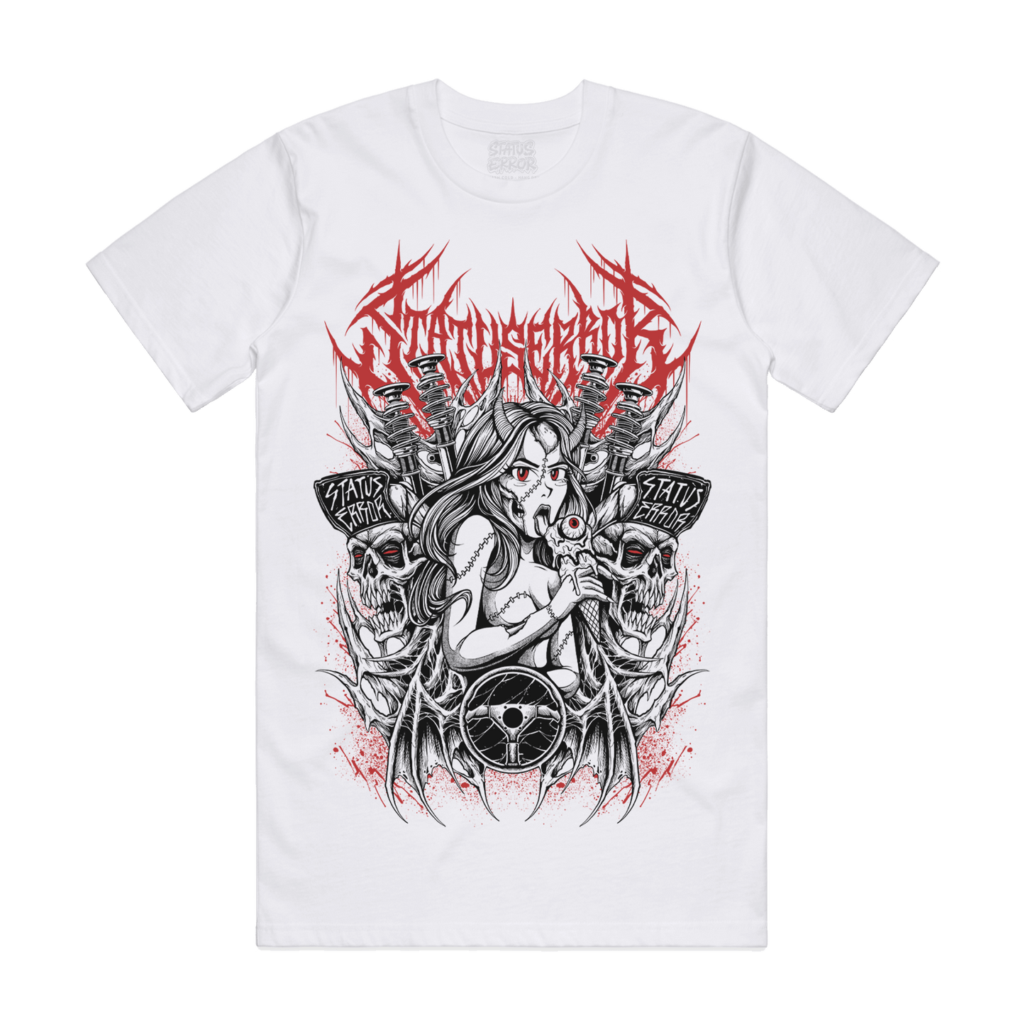 Status Error I Scream Queen T-Shirt (Snow)