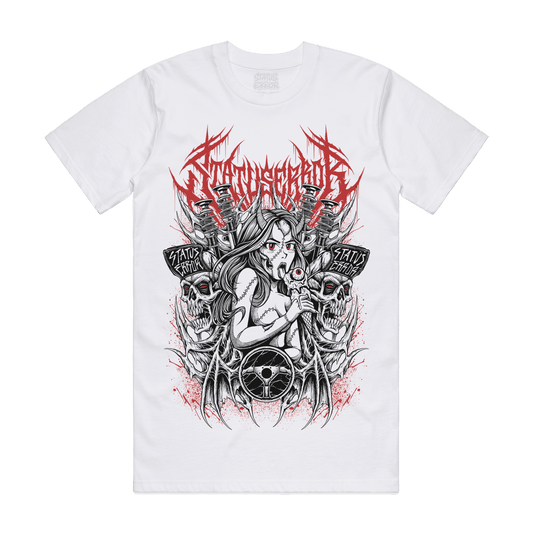 Status Error I Scream Queen T-Shirt (Snow)