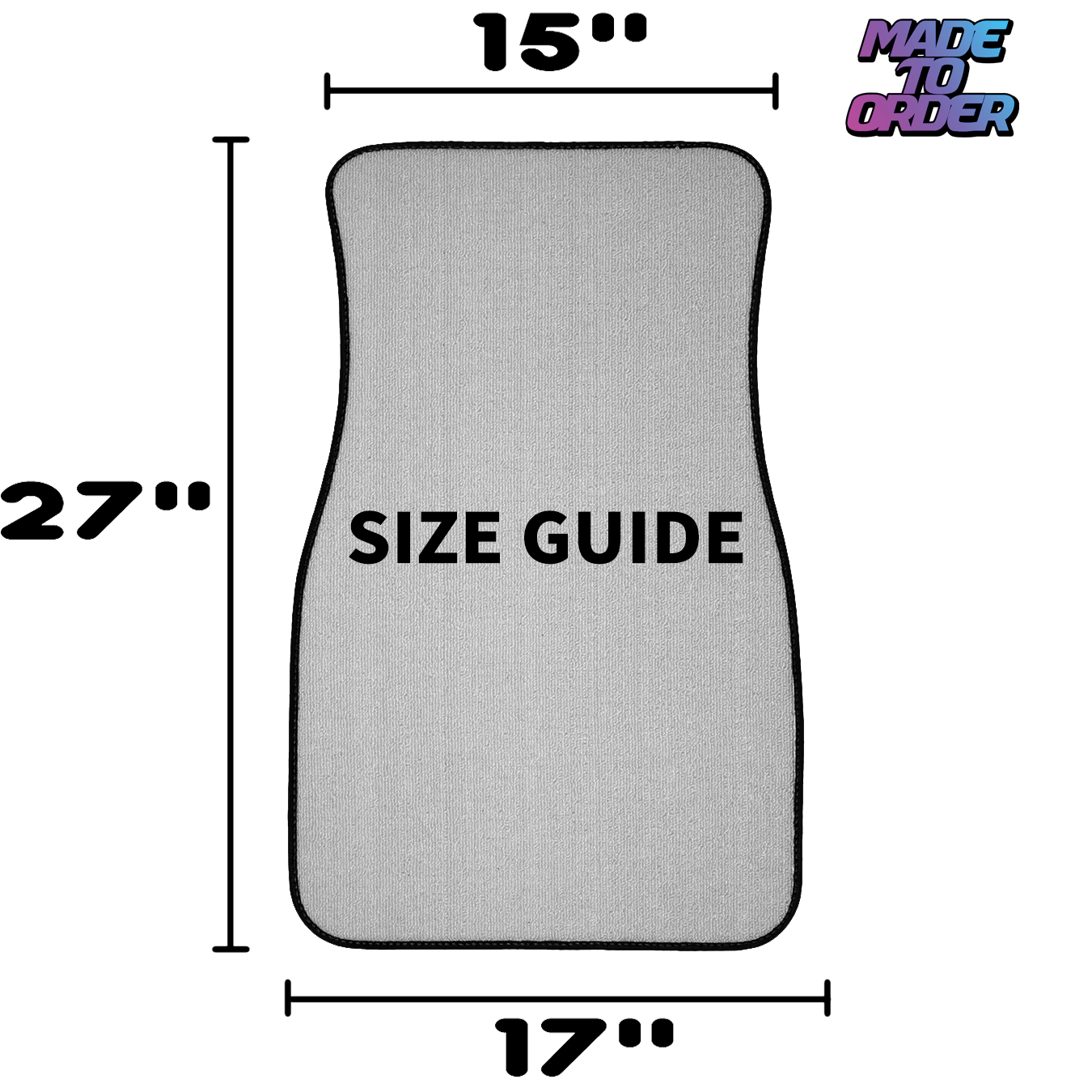 Death Metal Universal Floor Mats (MTO)