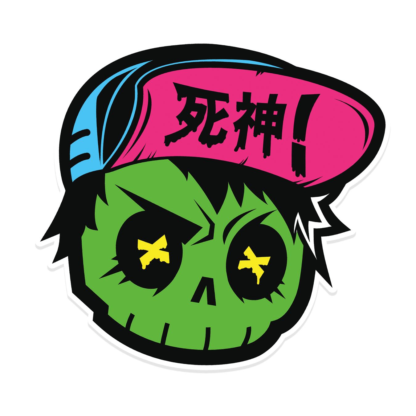 Status Error New Skull Sticker (Special Edition)