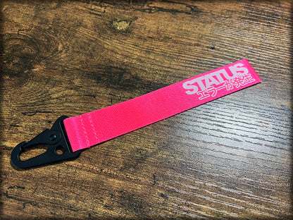 Status Error Classic Logo Key Clip (Fuchsia)