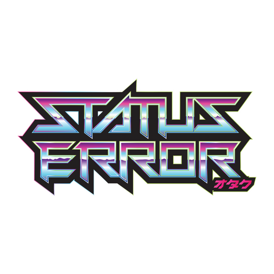 Status Error Logo Sticker (Chrome Look)