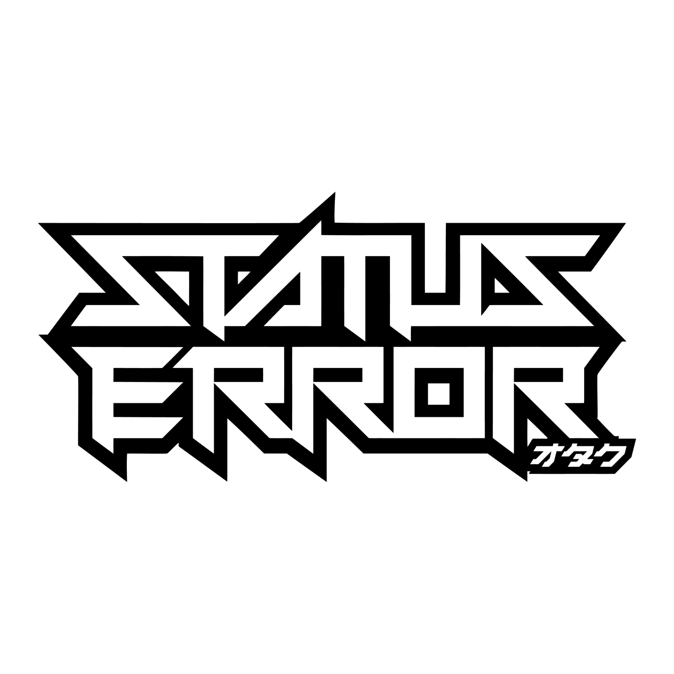 Status Error Logo Outline Sticker