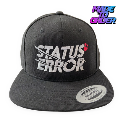 Status Error Heart Logo Snapback Black (MTO)